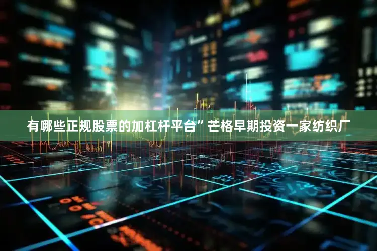 有哪些正规股票的加杠杆平台”芒格早期投资一家纺织厂